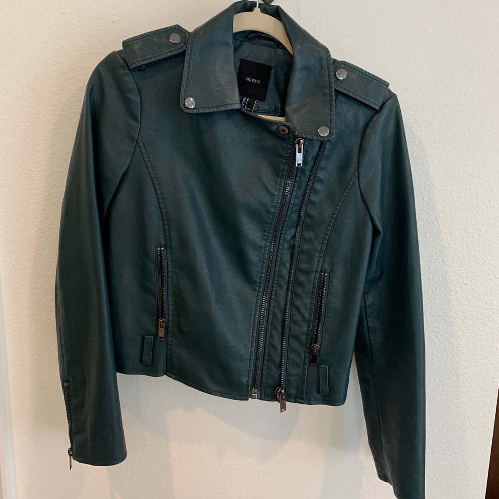 Faux Leather Jacket